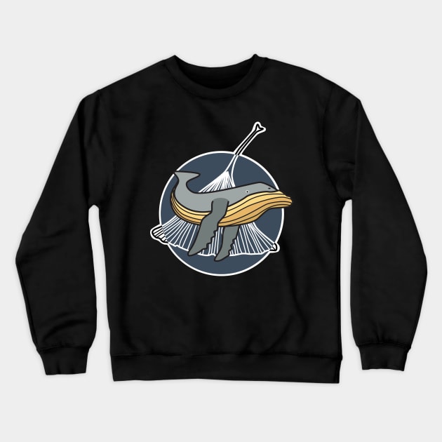 Ginkgo Whale Logo Crewneck Sweatshirt by Ginkgo Whale